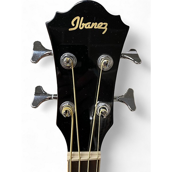 Used Ibanez SGBE110 Acoustic Electric Natural Acoustic Bass Guitar