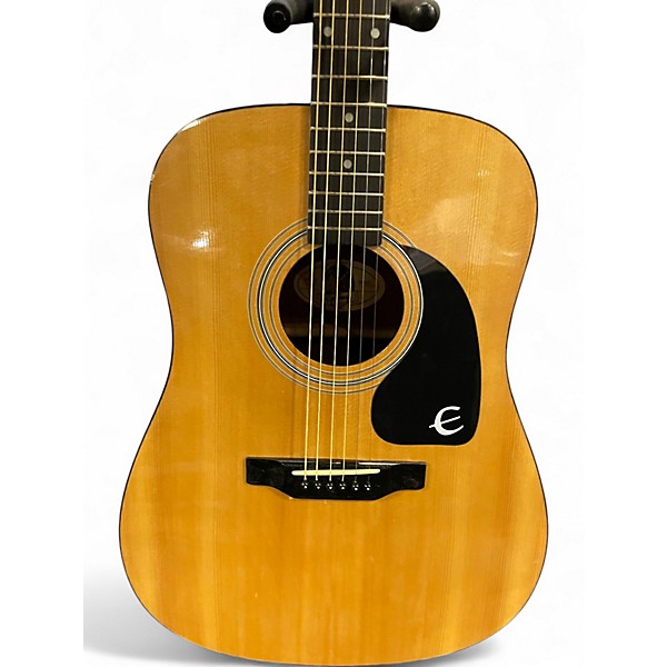 Used Epiphone pr-200 Natural Acoustic Guitar