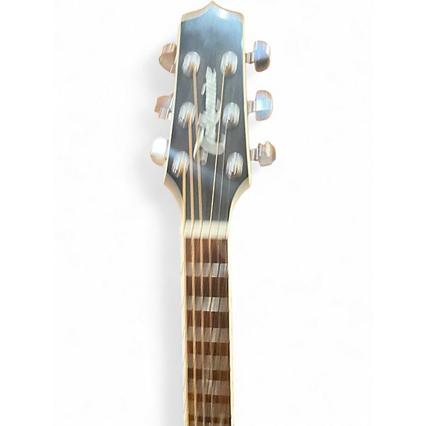 Used Takamine EF341SC Black Acoustic Electric Guitar