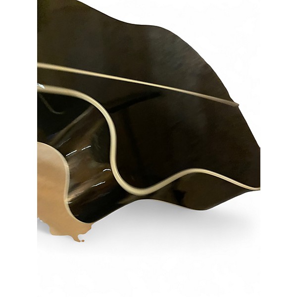 Used Takamine EF341SC Black Acoustic Electric Guitar