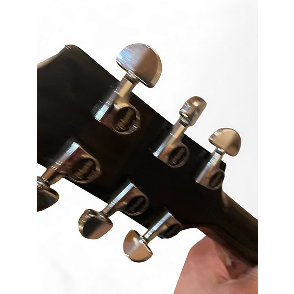 Used Takamine EF341SC Black Acoustic Electric Guitar