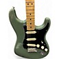 Used Fender American Professional Stratocaster SSS Antique Olive Green Solid Body Electric Guitar