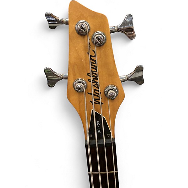 Used Washburn XB-400 Natural Electric Bass Guitar