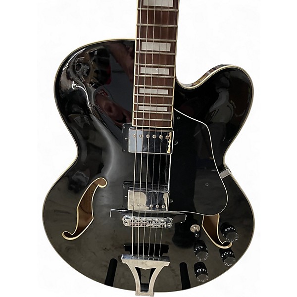 Used Ibanez AFS75 ARTCORE Black Hollow Body Electric Guitar