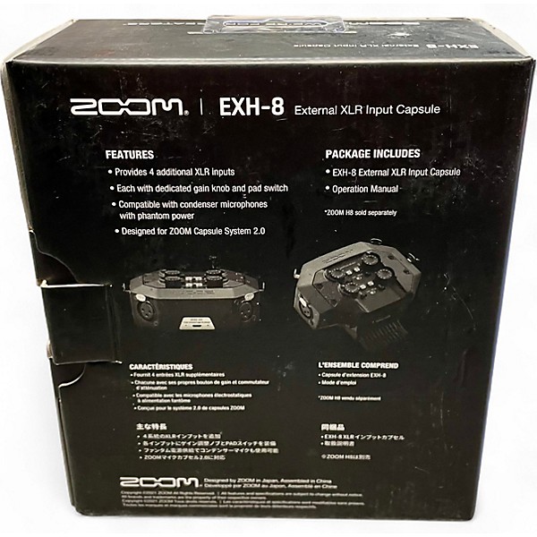 Used Zoom EXH-8 MultiTrack Recorder