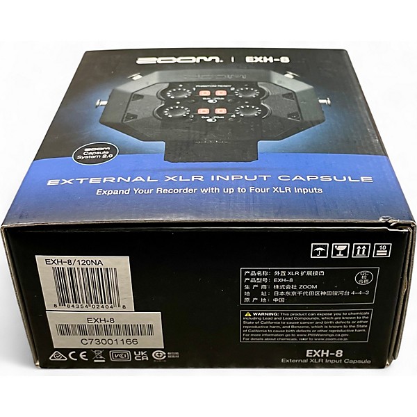 Used Zoom EXH-8 MultiTrack Recorder