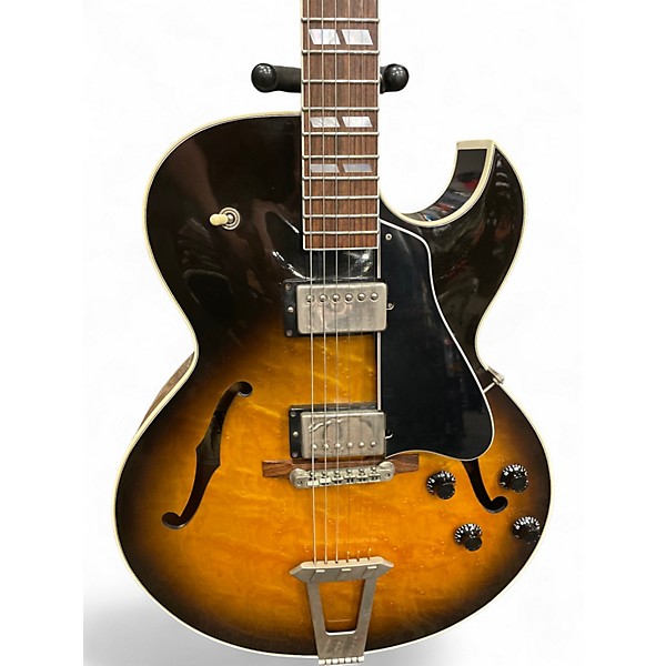 Vintage 1995 Gibson ES175 Sunburst Hollow Body Electric Guitar