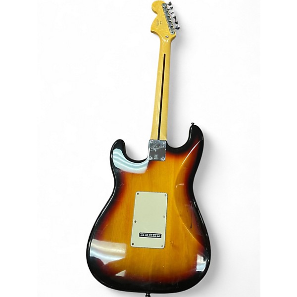 Used Squier Standard Stratocaster 3 Tone Sunburst Solid Body Electric Guitar
