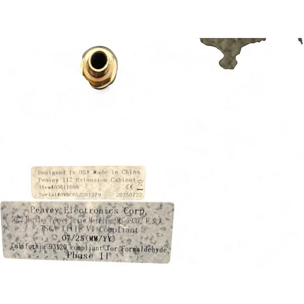 Used Peavey 112 EXTENSION CABINET Guitar Cabinet