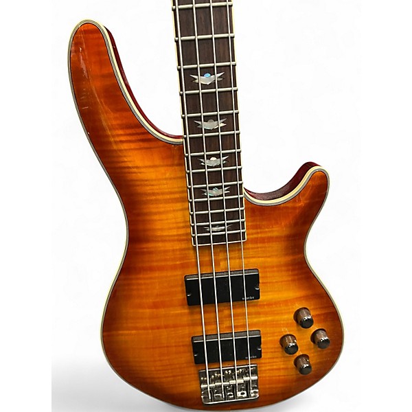 Used Schecter Guitar Research DIAMOND SUNBURST Electric Bass Guitar
