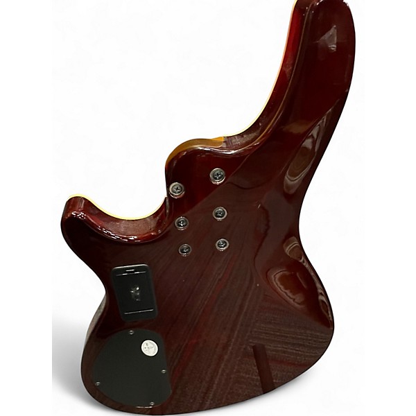 Used Schecter Guitar Research DIAMOND SUNBURST Electric Bass Guitar