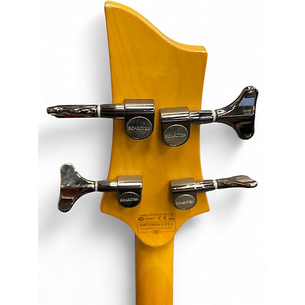 Used Schecter Guitar Research DIAMOND SUNBURST Electric Bass Guitar