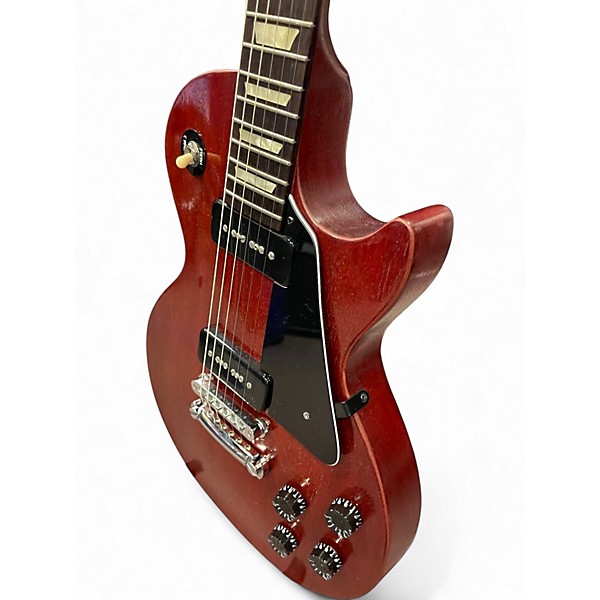 Used Gibson Les Paul Studio P-90 Worn Cherry Solid Body Electric Guitar