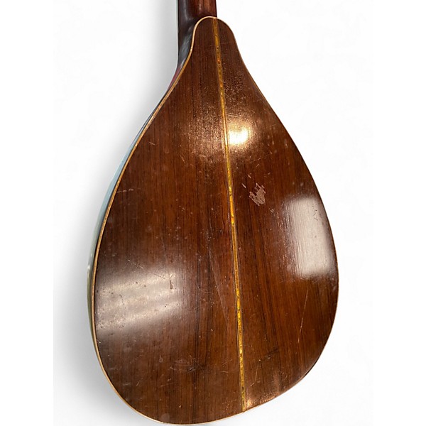 Vintage 1870s Wurlitzer Flat Back Mandolin Natural Mandolin