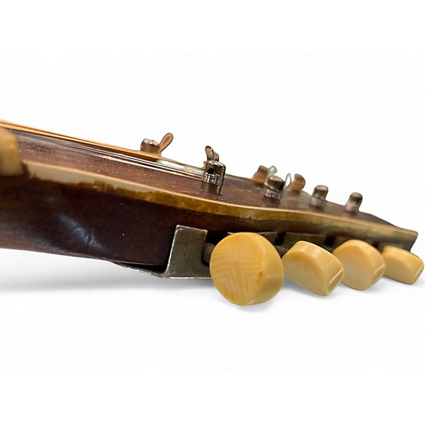 Vintage 1870s Wurlitzer Flat Back Mandolin Natural Mandolin