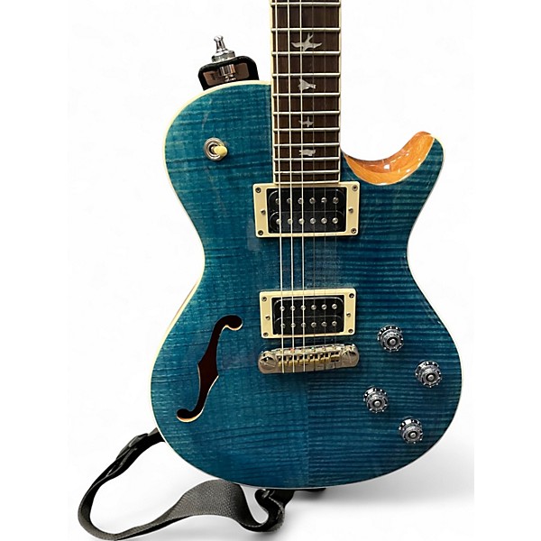 Used PRS SE ZACH MEYERS Blue Hollow Body Electric Guitar