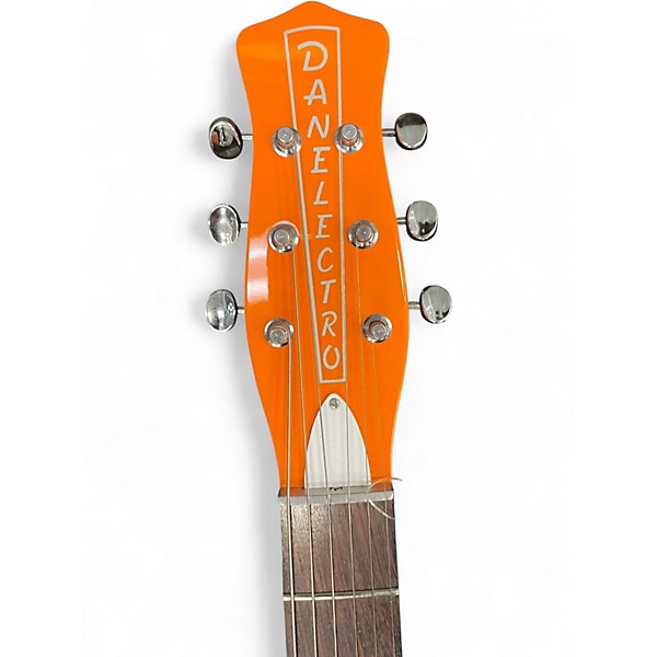 Used Danelectro 59M NOS+ Orange Solid Body Electric Guitar
