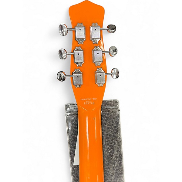 Used Danelectro 59M NOS+ Orange Solid Body Electric Guitar