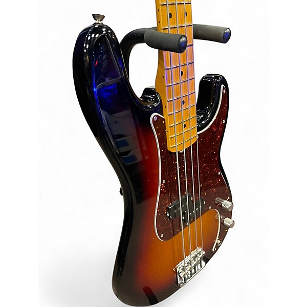 Used Fender American Professional II Precision Bass 3 Color Sunburst Electric Bass Guitar