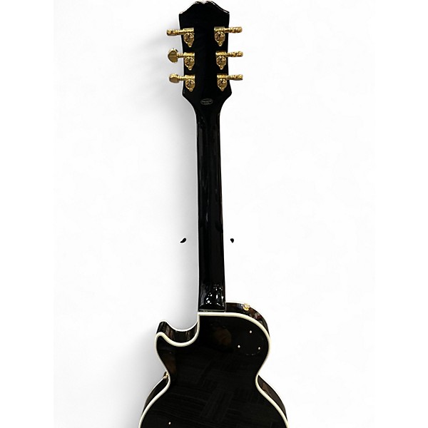 Used Epiphone Les Paul Custom Ebony Solid Body Electric Guitar