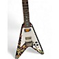 Used Epiphone Jimi Hendrix "Love Drops" Flying V Electric Guitar Ebony Solid Body Electric Guitar thumbnail