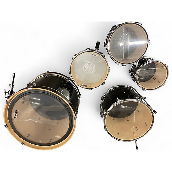 Used SPL 5 Piece Unity II Black Drum Kit