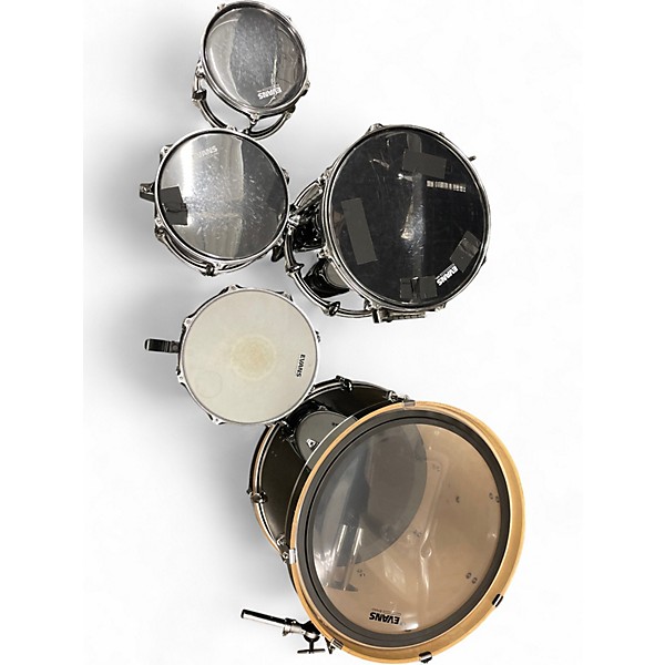 Used SPL 5 Piece Unity II Black Drum Kit