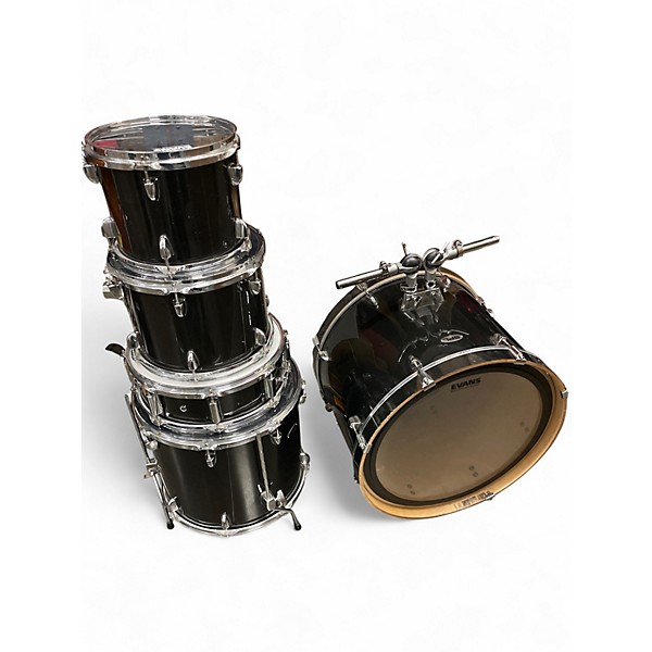 Used SPL 5 Piece Unity II Black Drum Kit