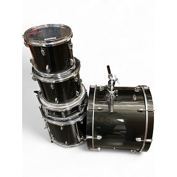 Used SPL 5 Piece Unity II Black Drum Kit