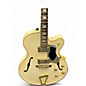 Used Arbor AJ140 White Hollow Body Electric Guitar