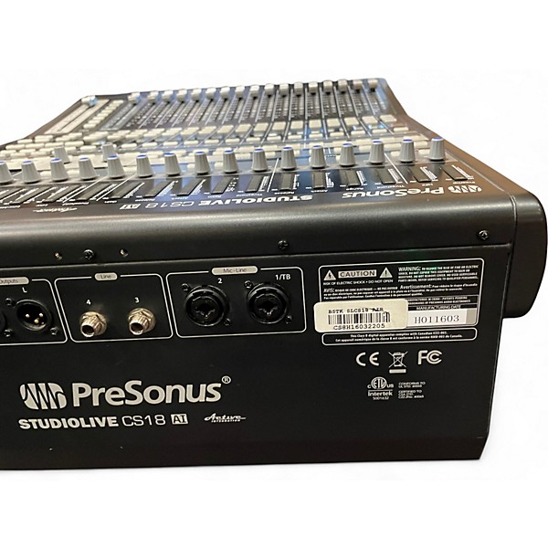 Used PreSonus Studio Live CS18AI Digital Mixer