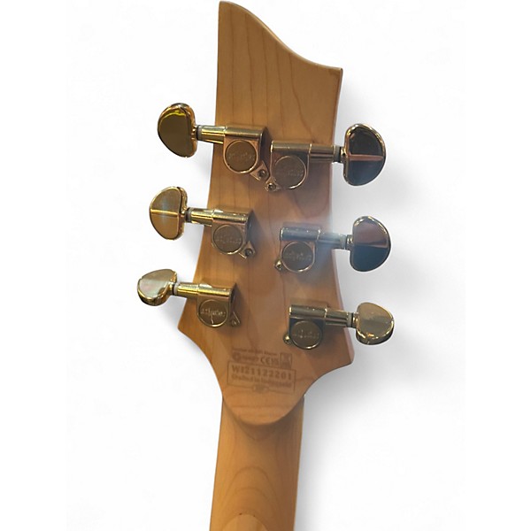 Used Schecter Guitar Research OMEN EXXTREAM 6 NATURAL QUILTED Solid Body Electric Guitar