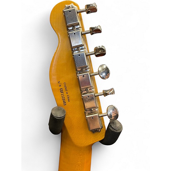 Used Fender Modern Player Telecaster Plus Trans Charcoal Solid Body Electric Guitar