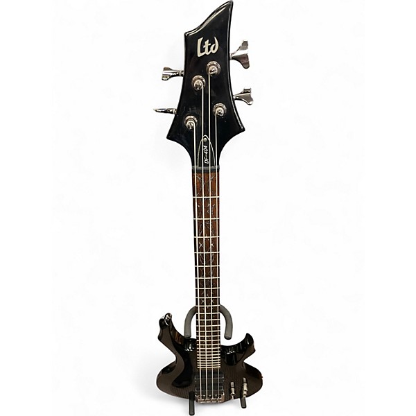 Used ESP LTD DF404 Black Electric Bass Guitar
