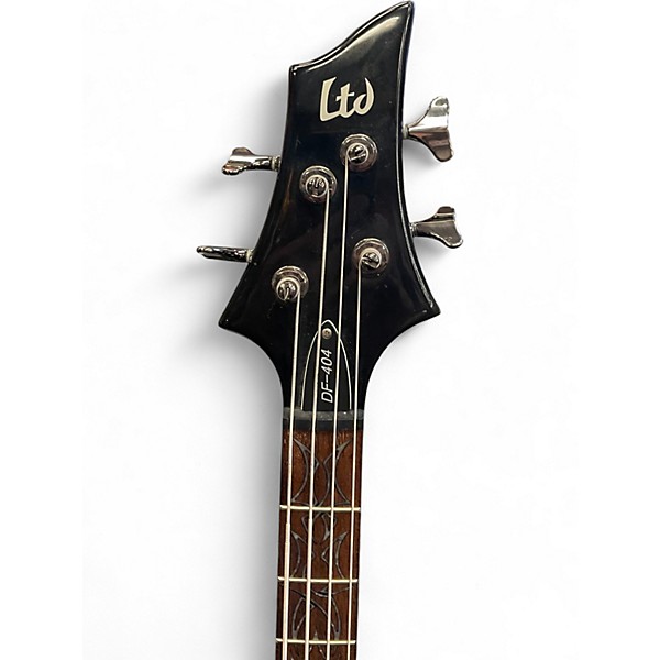 Used ESP LTD DF404 Black Electric Bass Guitar