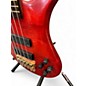 Used Warwick Streamer LX 5 String Worn Red Electric Bass Guitar
