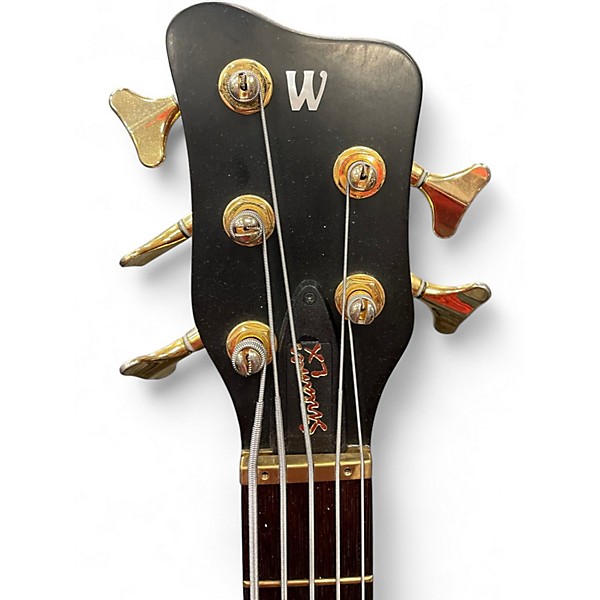 Used Warwick Streamer LX 5 String Worn Red Electric Bass Guitar