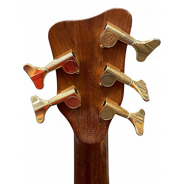 Used Warwick Streamer LX 5 String Worn Red Electric Bass Guitar