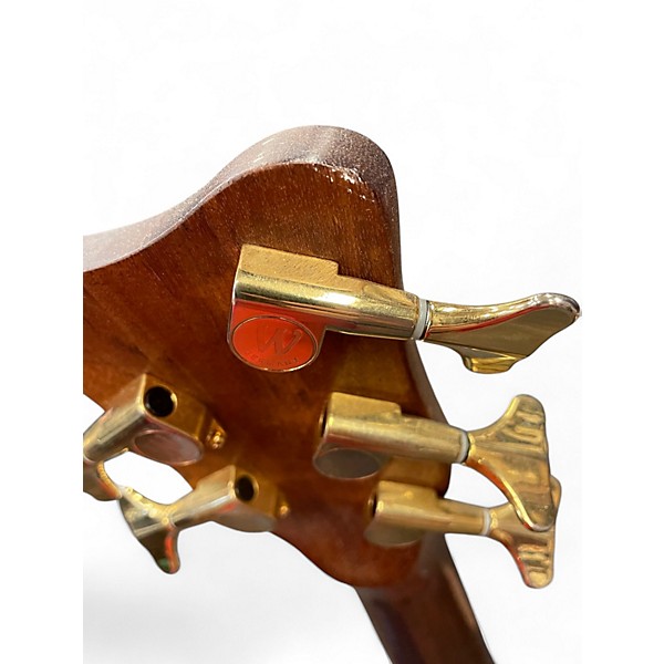 Used Warwick Streamer LX 5 String Worn Red Electric Bass Guitar