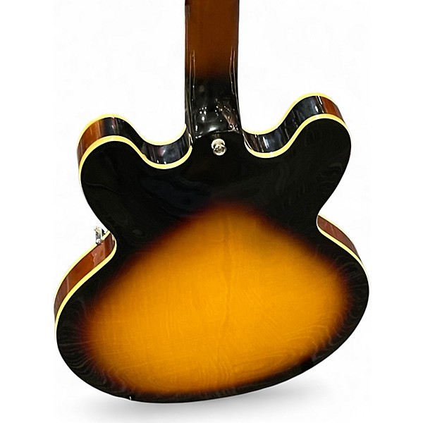 Used Epiphone ES335 2 Color Sunburst Hollow Body Electric Guitar