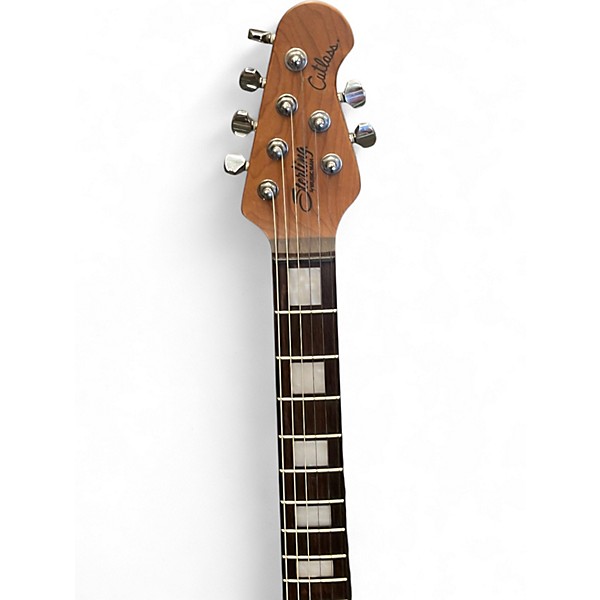 Used Sterling by Music Man Cutlass CT50 Aqua Grey Solid Body Electric Guitar