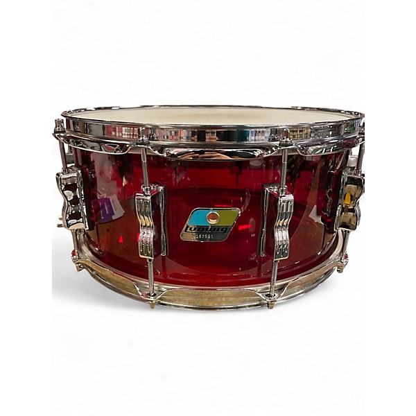 Used DW 15X6.5 VISTALITE ACRYLIC VISTALITE RED Drum
