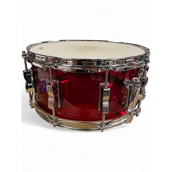 Used DW 15X6.5 VISTALITE ACRYLIC VISTALITE RED Drum