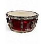 Used DW 15X6.5 VISTALITE ACRYLIC VISTALITE RED Drum