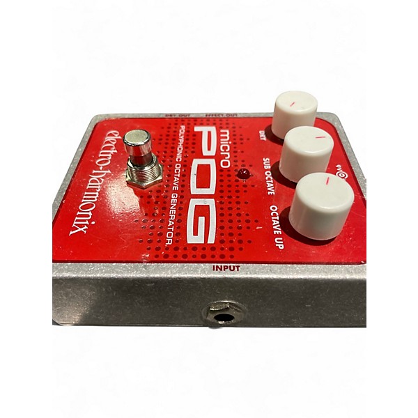 Used Electro-Harmonix Micro Pog Polyphonic Octave Generator Effect Pedal