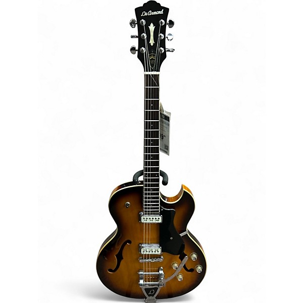 Used De Armond Starfire Special 2 Tone Sunburst Hollow Body Electric Guitar