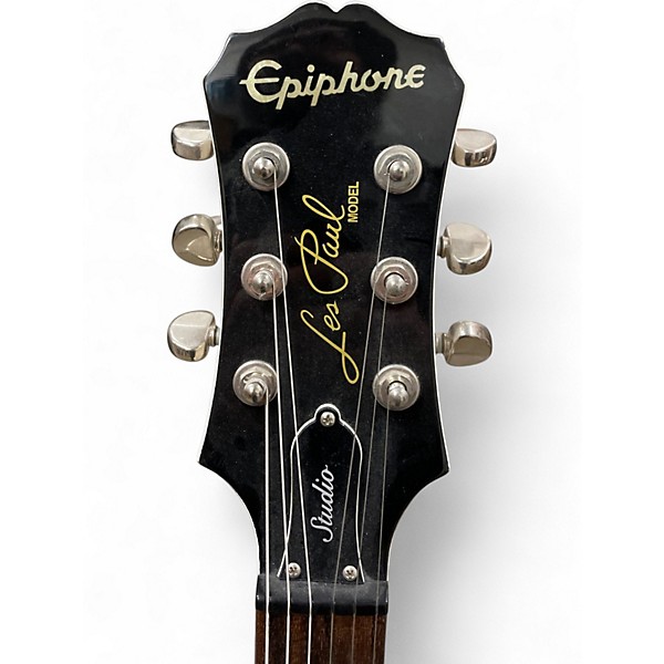 Used Epiphone Les Paul Studio Alpine White Solid Body Electric Guitar