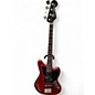 Used Squier JAGUAR BASS Candy Apple Red Electric Bass Guitar thumbnail