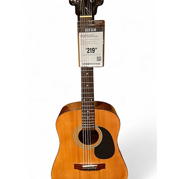 Used Samick LW-PAS Natural Acoustic Guitar