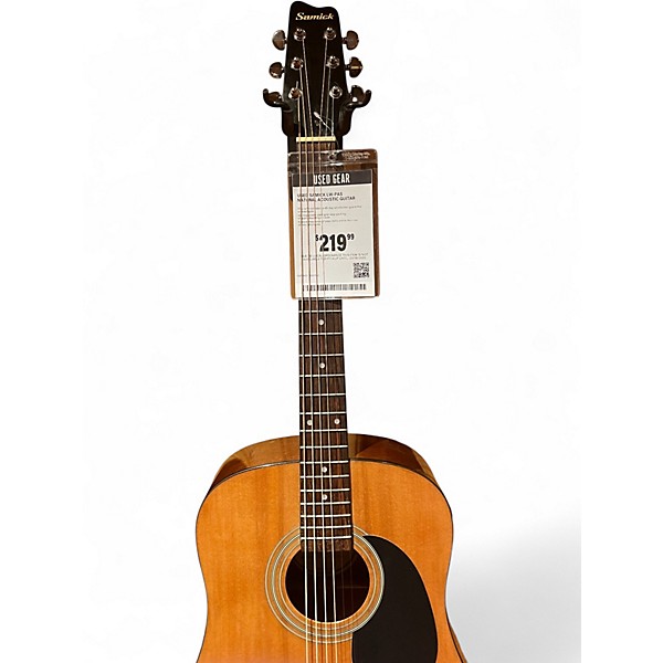 Used Samick LW-PAS Natural Acoustic Guitar